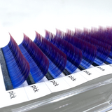 JoMay Ombre Blue Red Lashes Thickness-0.07mm 8-16mm Length