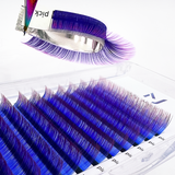 JoMay Ombre Blue Red Lashes Thickness-0.07mm 8-16mm Length