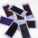 JoMay Ombre Red Lashes Thickness-0.07mm 17-25mm Length
