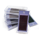 JoMay Ombre Blue Red Lashes Thickness-0.07mm 17-25mm Length