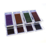 JoMay Ombre Green Lashes Thickness-0.07mm 8-16mm Length