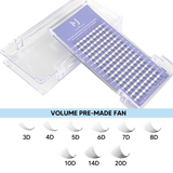 JoMay 5D Premade Fans Thickness-0.05mm 8-18mm Length
