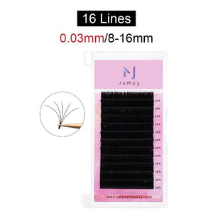 Easy Fan Lashes 0.03mm(8-16mm)