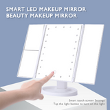 Foldable Smart LED Makeup Mirror