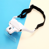 Head Mount Magnifier with Light