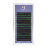 JoMay Ombre Green Lashes Thickness-0.07mm 8-16mm Length