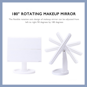 Foldable Smart LED Makeup Mirror