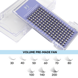 JoMay 20D Premade Fans Thickness-0.05mm 8-18mm Length