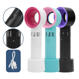 Mini Handheld Bladeless Fan USB Rechargeable
