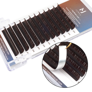 JoMay Fog Brown Lashes Thickness-0.07mm 17-25mm Length