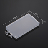 Square eyelashes storage box