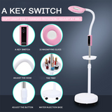 Adjustable Cold Light Magnifying Floor Lamp