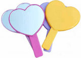 Heart-shaped mirror