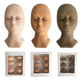 MANNEQUIN HEAD WITH REMOVABLE EYELIDS